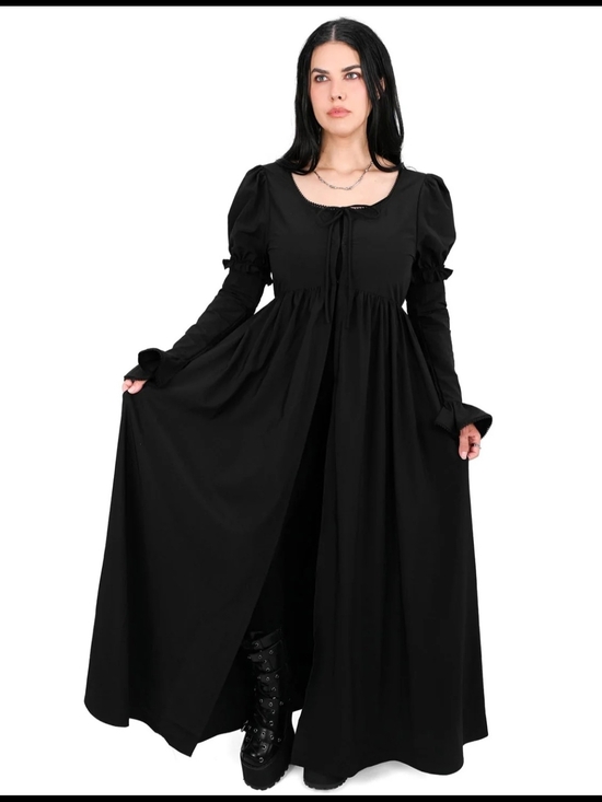 Foxblood Dresses & Skirts - Foxblood ELLEN PUFF SLEEVE DUSTER